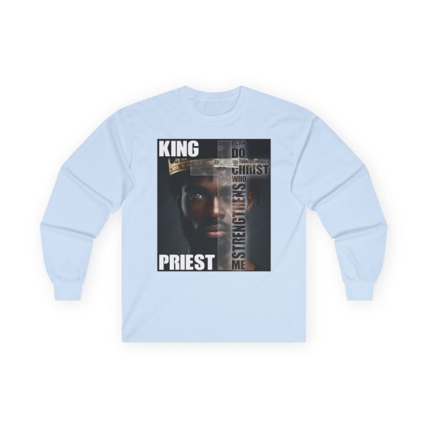 Royal Priesthood Long-Sleeve Tee - Powerful King & Priest Design with Inspirational Verse - Image 19