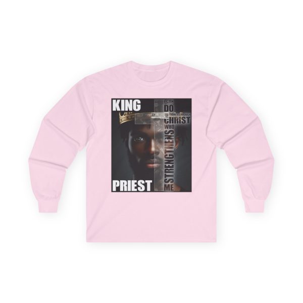 Royal Priesthood Long-Sleeve Tee - Powerful King & Priest Design with Inspirational Verse - Image 29