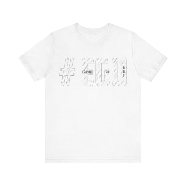 The #EGO T-Shirt makes a bold statement with its unique design and message. Made from high-quality fabric, this T-shirt combines comfort and style, allowing you to express yourself confidently.