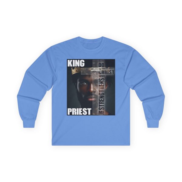 Royal Priesthood Long-Sleeve Tee - Powerful King & Priest Design with Inspirational Verse - Image 21