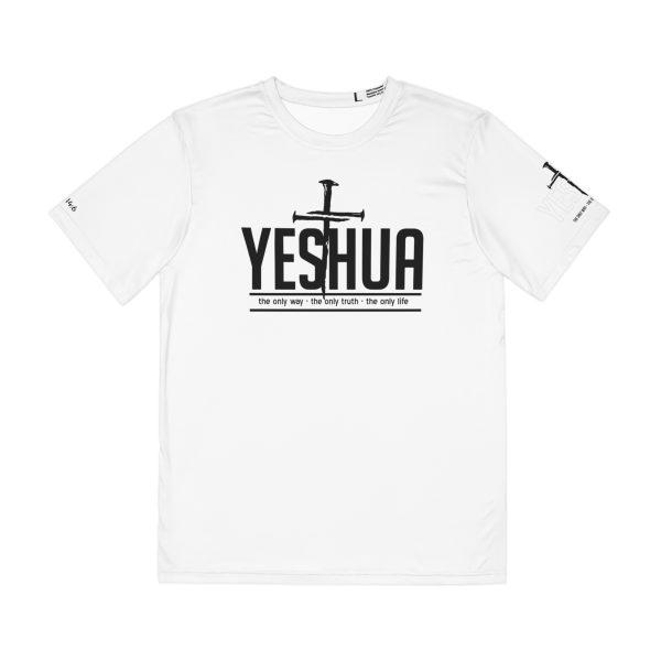 White Yeshua Statement T-Shirt - Spiritual Message Tee, Christian Faith Shirt, Minimalist Religious Apparel